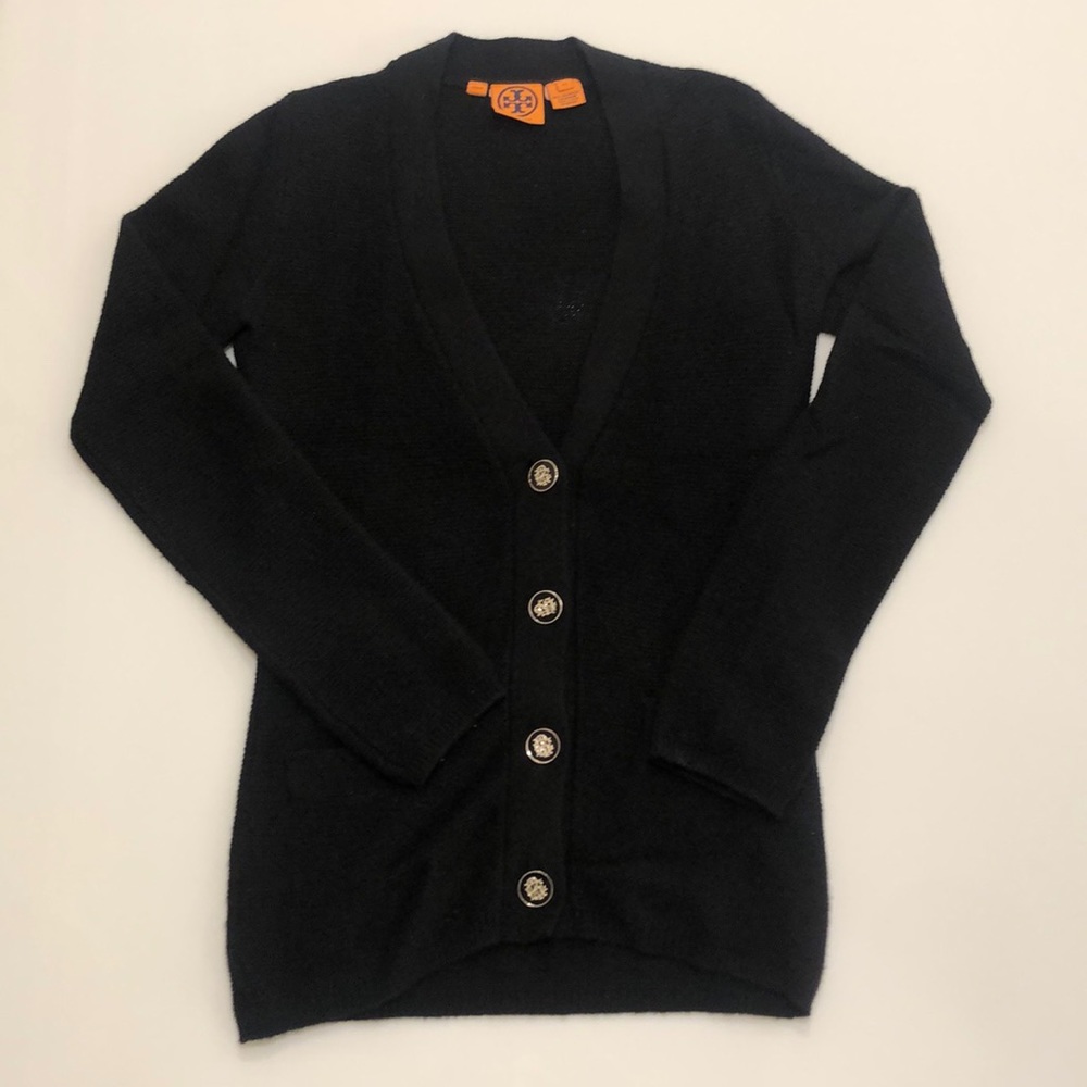 Tory Burch 100% Cashmere Button-Down Cardigan